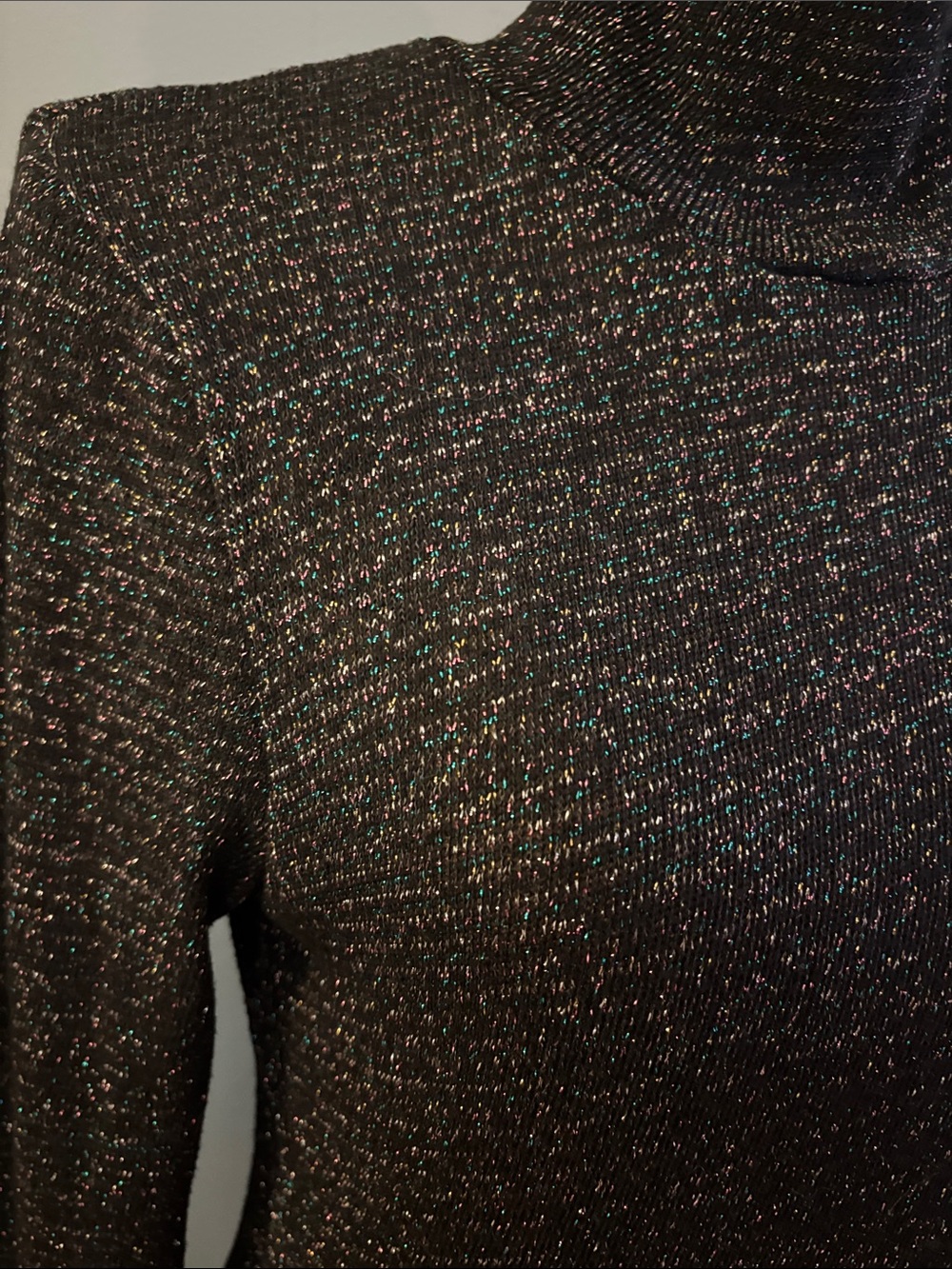 LAmade Metallic Sparkle Turtleneck - Picture 3 of 10